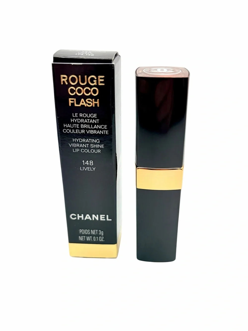 CHANEL Rouge Coco Flash Lipstick 148 Lively – New in Box